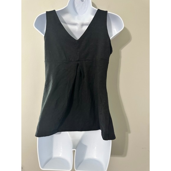 Mountain Hardwear Black V Neck Wrap Front Tank Top Women's S - Picture 3 of 6